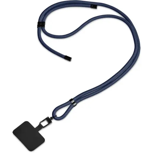 Altitude Resort Crossbody Phone Strap in Pouch - Navy Strap